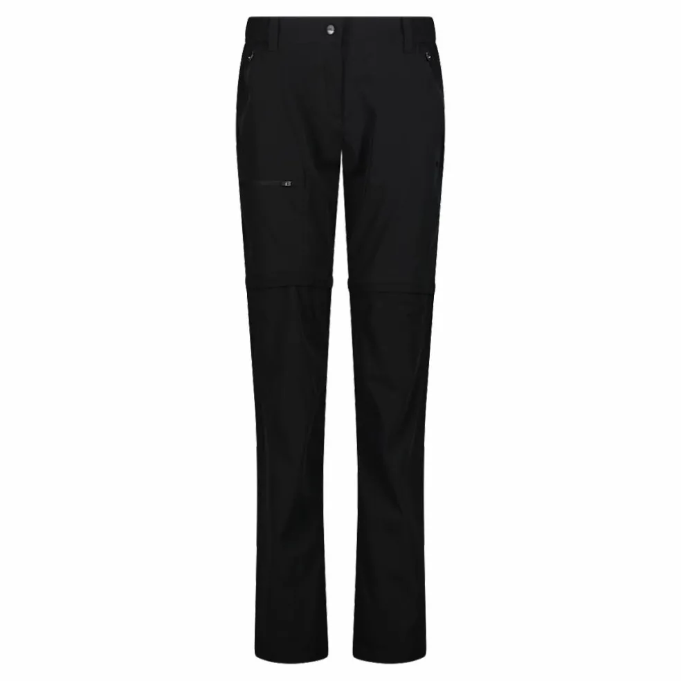 Damen Zip-Off-Stretch-Hose mit großen Seitentaschen