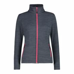 Damen-Fleece Stretch Performance mit durchgehendem Reißverschluss