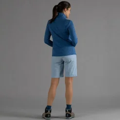 Damen-Fleece Stretch Performance mit durchgehendem Reißverschluss