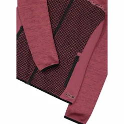 Damen-Fleecejacke aus bedrucktem Knit Tech