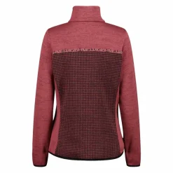 Damen-Fleecejacke aus bedrucktem Knit Tech
