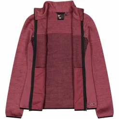 Damen-Fleecejacke aus bedrucktem Knit Tech