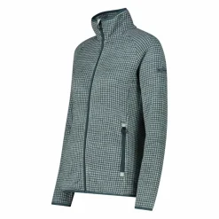 Damen-Fleecejacke aus bedrucktem Knit Tech