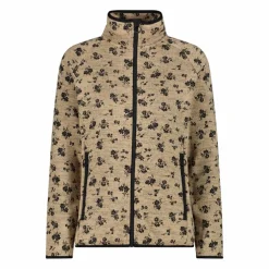 Damen-Fleecejacke aus bedrucktem Knit Tech