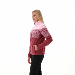 Damen-Fleecejacke mit Reißverschluss