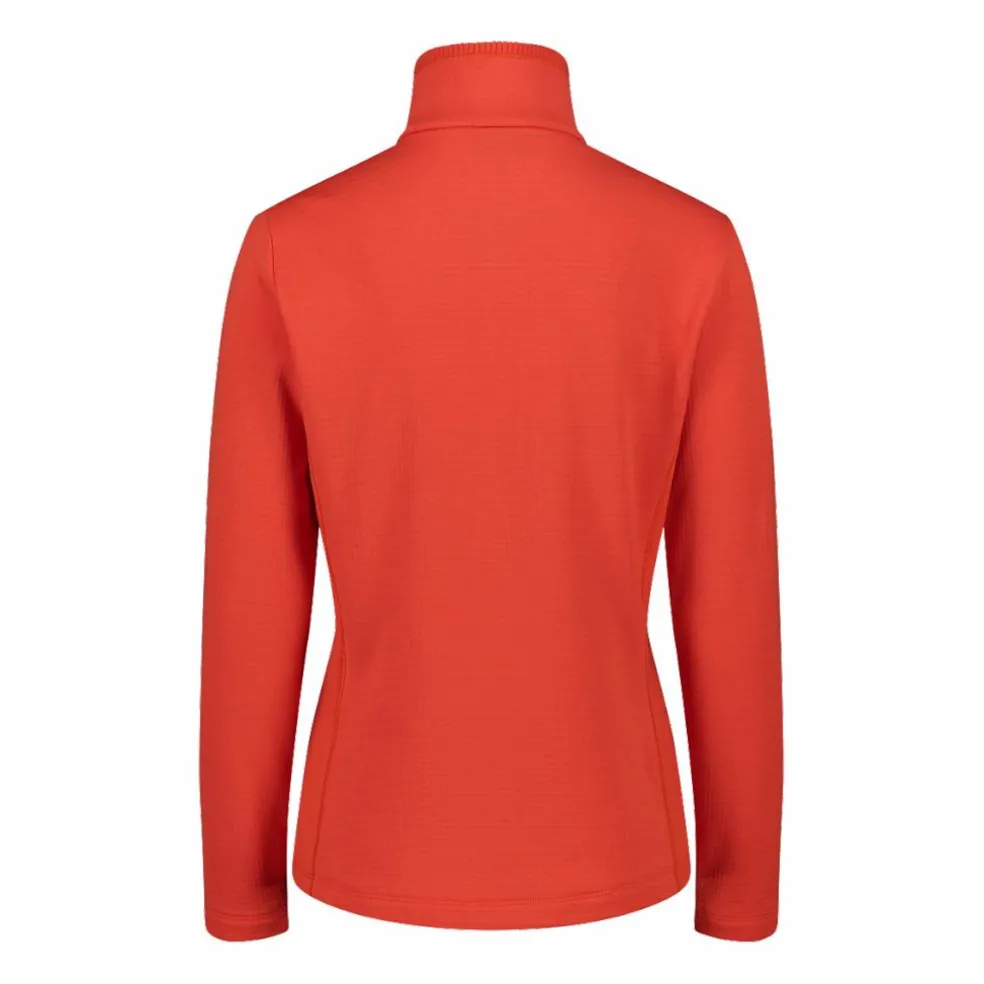 Damen-Fleecepullover aus Grid Tech mit Stehkragen