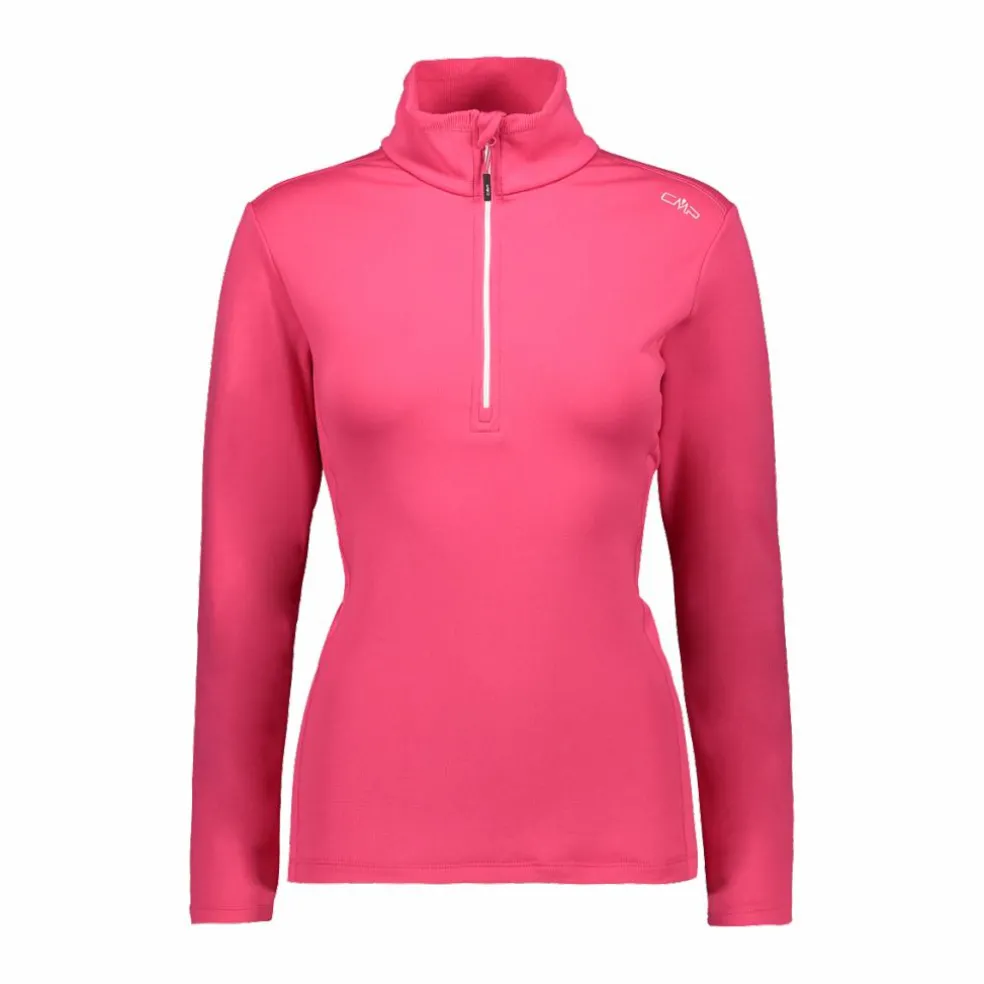 Damen-Fleecepullover aus Grid Tech mit Stehkragen