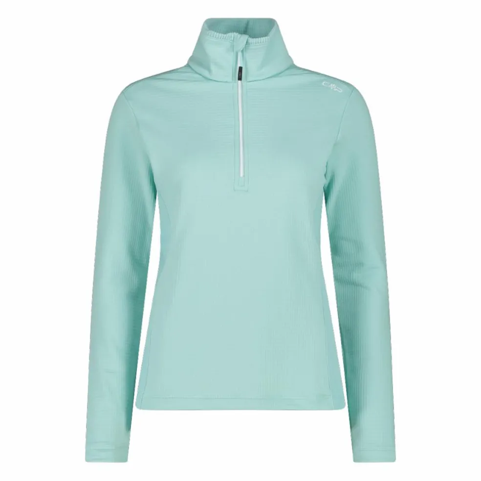 Damen-Fleecepullover aus Grid Tech mit Stehkragen