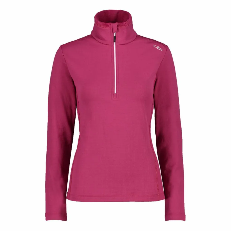 Damen-Fleecepullover aus Grid Tech mit Stehkragen