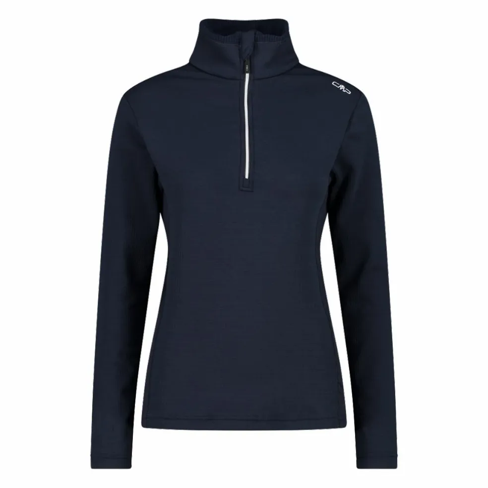 Damen-Fleecepullover aus Grid Tech mit Stehkragen