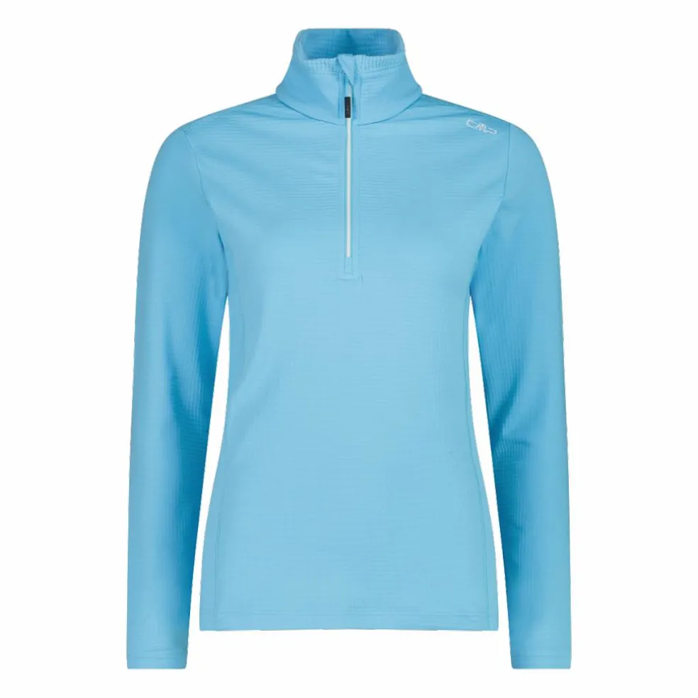 Damen-Fleecepullover aus Grid Tech mit Stehkragen