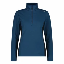 Damen-Fleecepullover aus Grid Tech mit Stehkragen