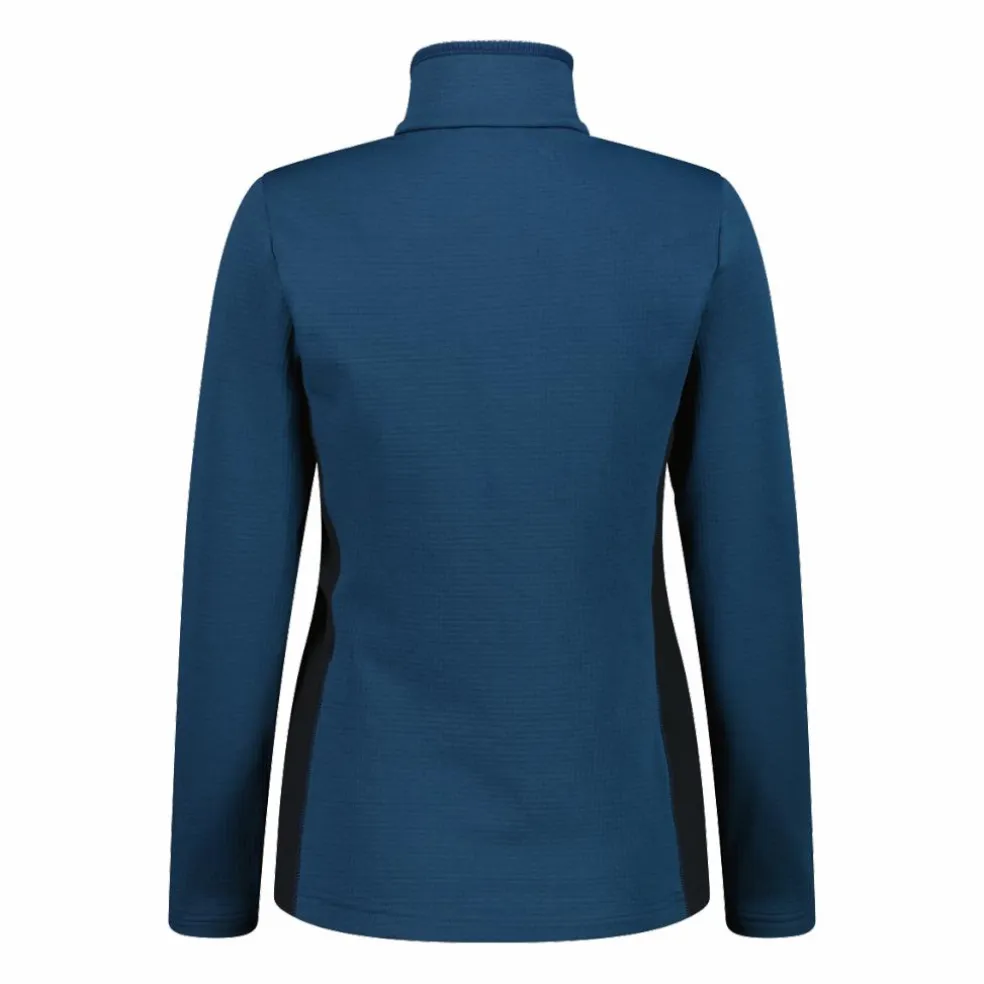 Damen-Fleecepullover aus Grid Tech mit Stehkragen