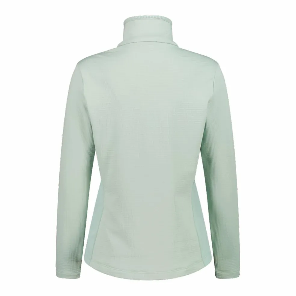 Damen-Fleecepullover aus Grid Tech mit Stehkragen