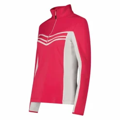 Damen-Fleeceshirt Stretch Performance mit kontrastierenden Details