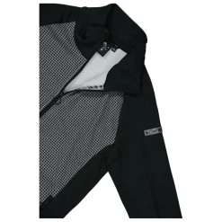 Damen-Fleece-Sweatshirt aus Stretch-Performance, bedruckt mit Melange-Details