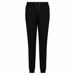 Damenhose aus Baumwollstretch mit Bündchen