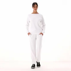 Damenhose aus leichtem French Terry mit Stretch