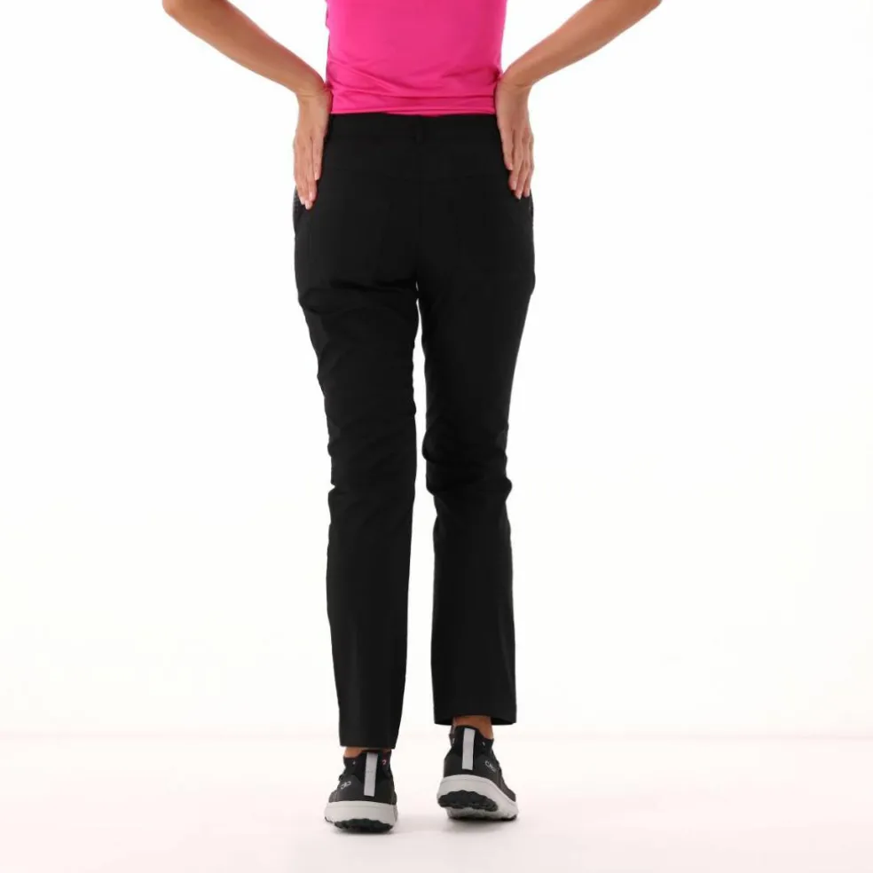 Damenhose aus Stretch-Baumwoll-Polyester-Gewebe