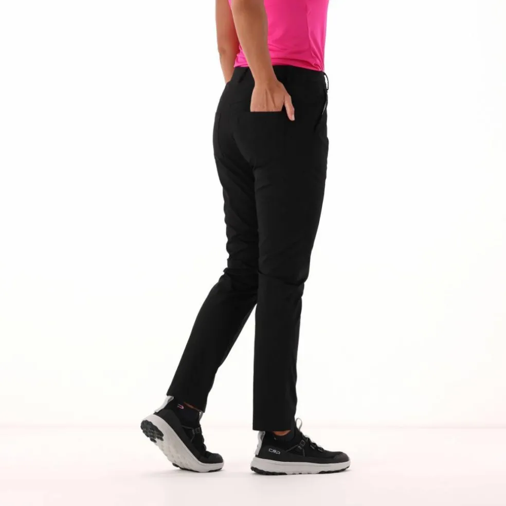 Damenhose aus Stretch-Baumwoll-Polyester-Gewebe