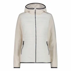 Damen-Hybrid-Fleecejacke aus Knit Tech