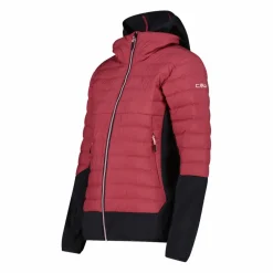 Damen-Hybridjacke Unlimitech wattiert mit PrimaLoft® Black ThermoPlume mit Kapuze