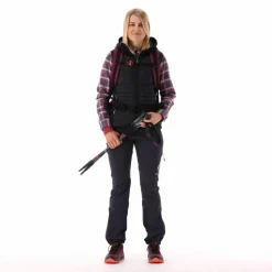 Damen-Hybridweste aus Fleece Knit Tech