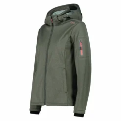 Damenjacke aus Softshell Meliert