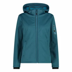 Damenjacke aus Softshell Meliert