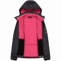 Damenjacke aus Softshell Meliert