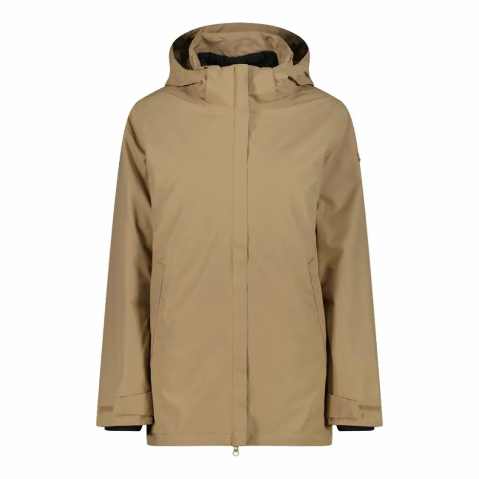 Damenjacke mit abnehmbarer Kapuze und Innenseite