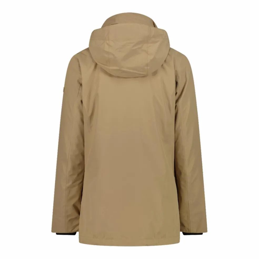 Damenjacke mit abnehmbarer Kapuze und Innenseite