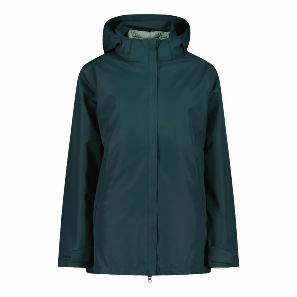 Damenjacke mit abnehmbarer Kapuze und Innenseite