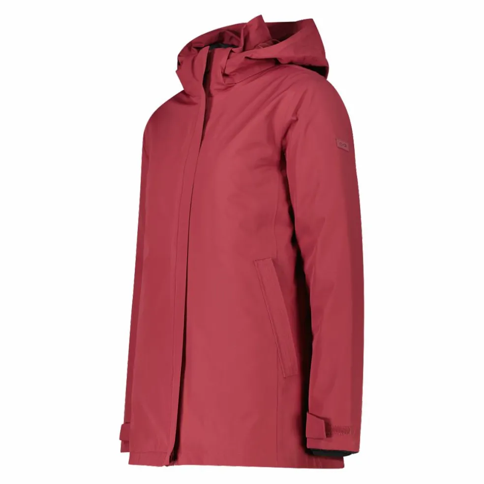 Damenjacke mit abnehmbarer Kapuze und Innenseite