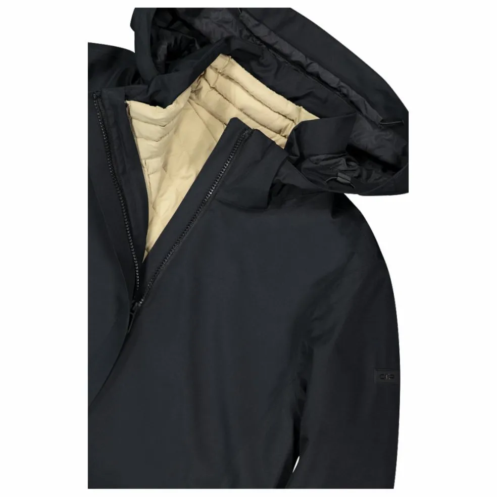 Damenjacke mit abnehmbarer Kapuze und Innenseite