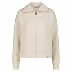 Damenjacke mit Reißverschluss aus Modal mit matt glänzendem Finish