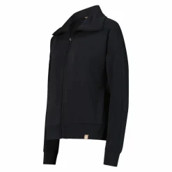 Damenjacke mit Reißverschluss aus Modal mit matt glänzendem Finish