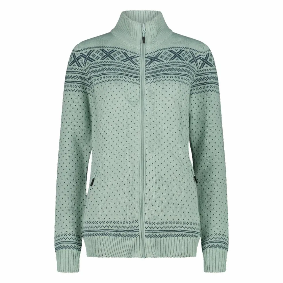 Damenjacke mit Reißverschluss aus Wooltech