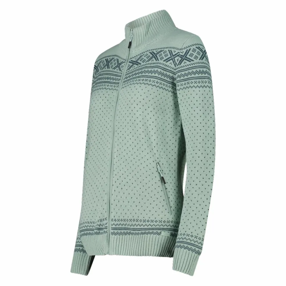 Damenjacke mit Reißverschluss aus Wooltech