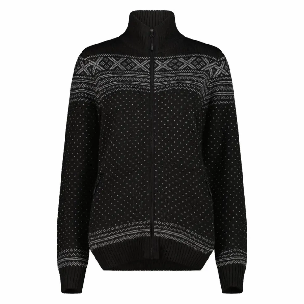 Damenjacke mit Reißverschluss aus Wooltech