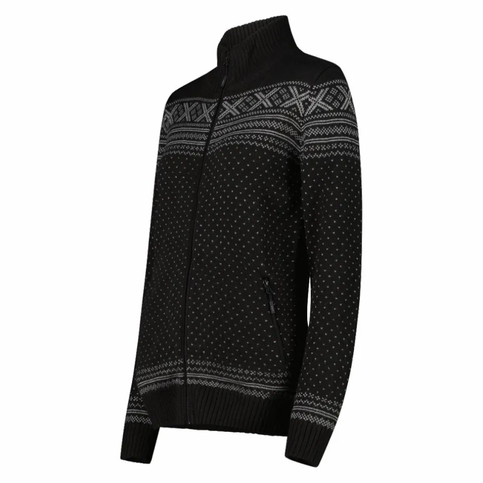 Damenjacke mit Reißverschluss aus Wooltech