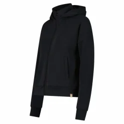 Damenjacke mit Reißverschluss aus Modal mit matt glänzendem Finish