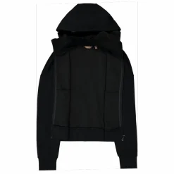 Damenjacke mit Reißverschluss aus Modal mit matt glänzendem Finish