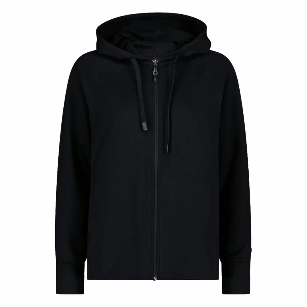 Damen-Kapuzenjacke aus French Terry