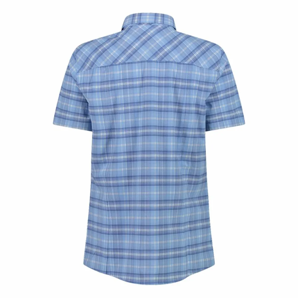 Damen-Kurzarmhemd mit Karomuster