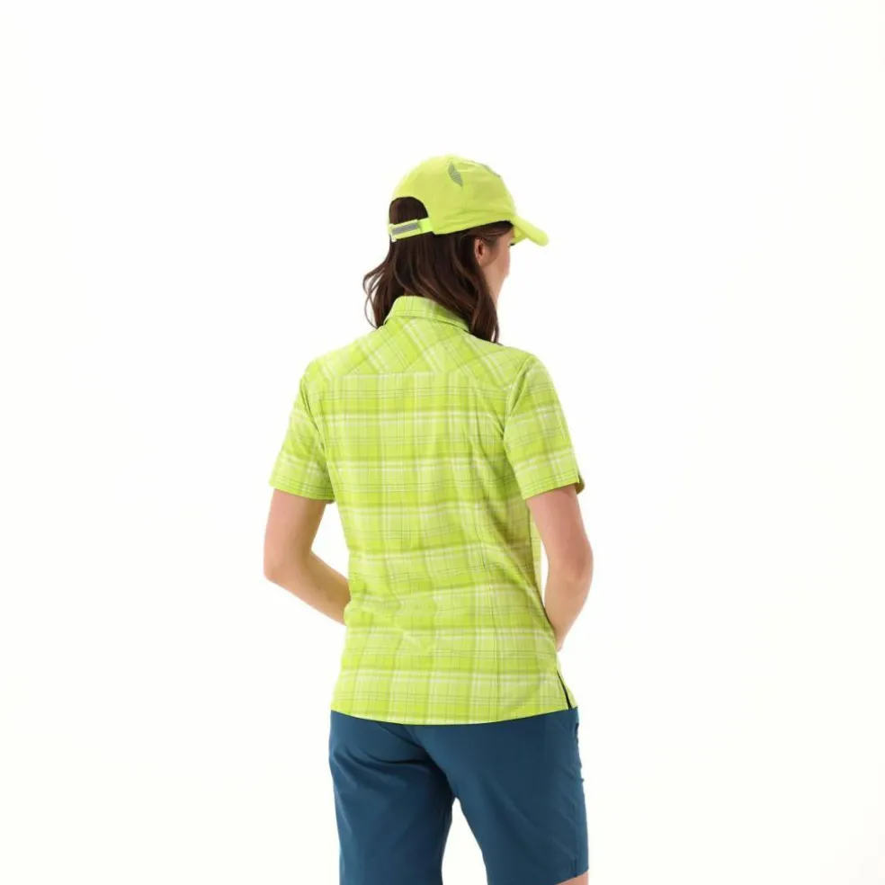 Damen-Kurzarmhemd mit Karomuster