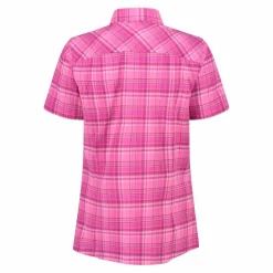 Damen-Kurzarmhemd mit Karomuster