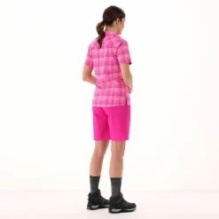 Damen-Kurzarmhemd mit Karomuster