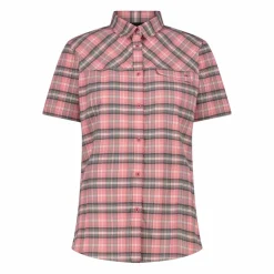 Damen-Kurzarmhemd mit Karomuster