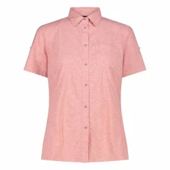 Damen-Kurzarm-shirt mit floralem Muster